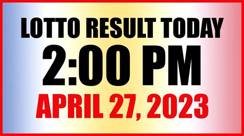 Swertres Result Today, April 27, 2023 .